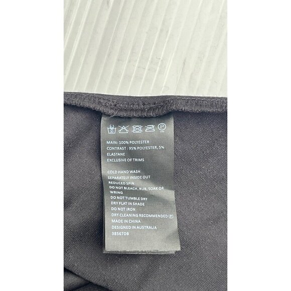 Bardot Womens Black Velour Velvet Slip Strappy Mini Dress Size L / 10 US - Picture 6 of 16